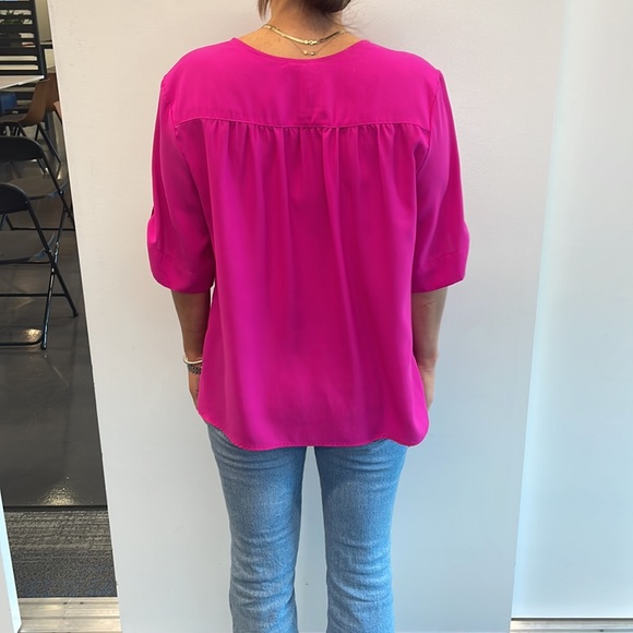 Women’s Blouse - Size Medium - bright fuchsia - sold at Nordstrom - Picture 2 of 4